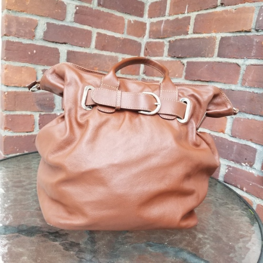 Paravidino Italian Leather Satchel Bag